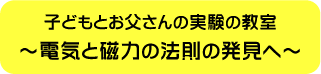 電流と磁力の法則を発見!